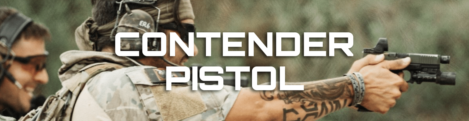Contender Pistol – 10-/17 with Barrel & Hatchet
